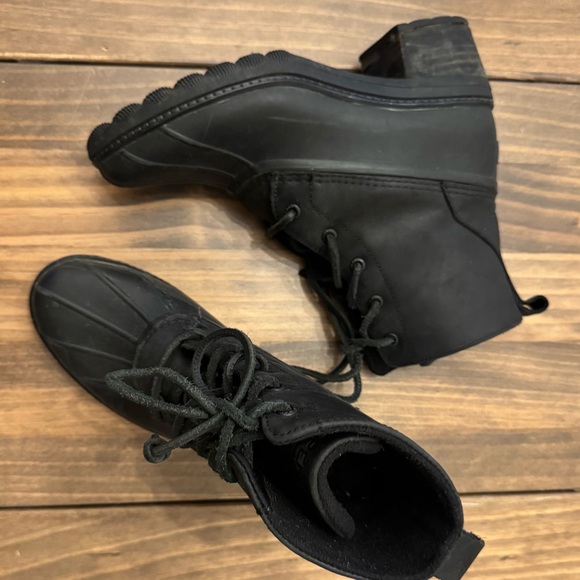 Sperry Saltwater Heeled Waterproof Duck Boot Size 8 - Picture 5 of 10